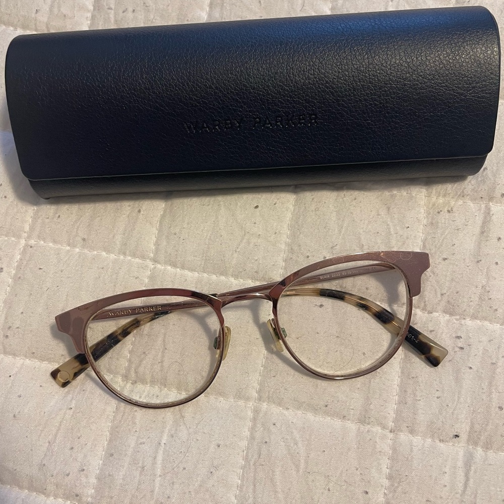 warby parker blair glasses